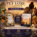 Ultimate pet loss support bundle with two grief guides and comfort audio