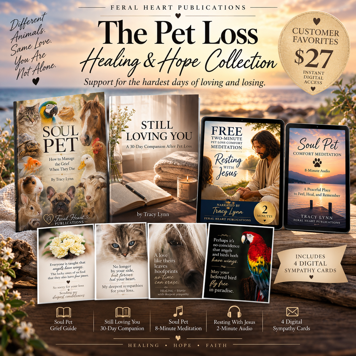 Pet Loss Grief Support Bundle – Healing & Hope Collection | Instant Digital Download